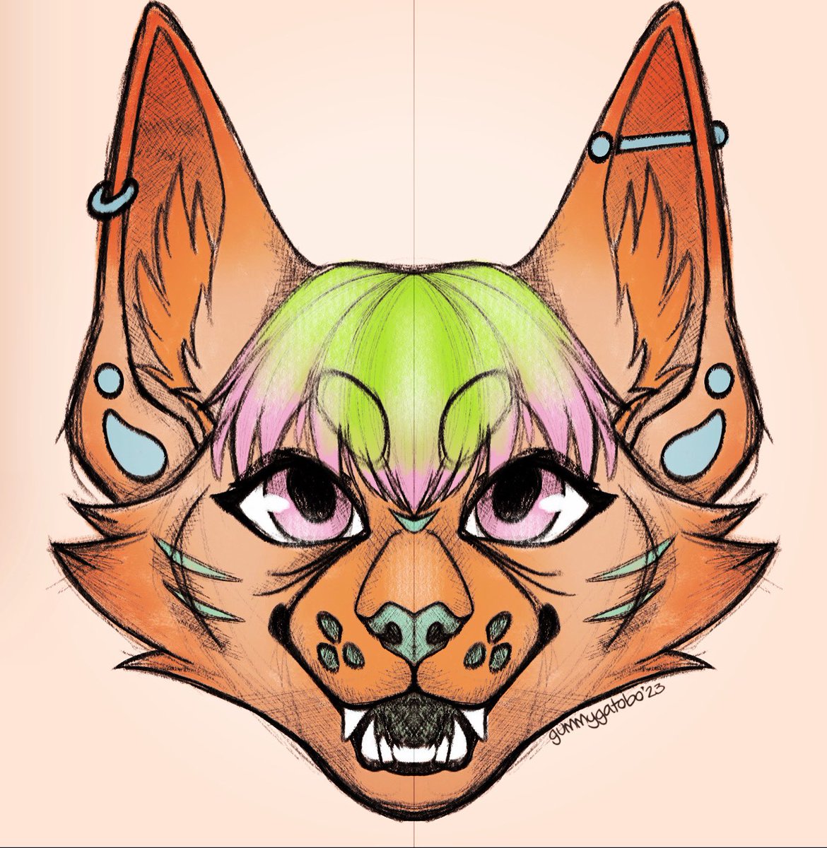 A 💲🔟 headshot sketch for <a href="/Cherisaurus/">Silent Hill N Chill (Commissions open)</a>!

Now available on the site of ☕ (WINK) which you can find in my b1o, I will also accept comments or DMs here to claim one

Usher this out into the world to help save a life aka help me have munnies lol