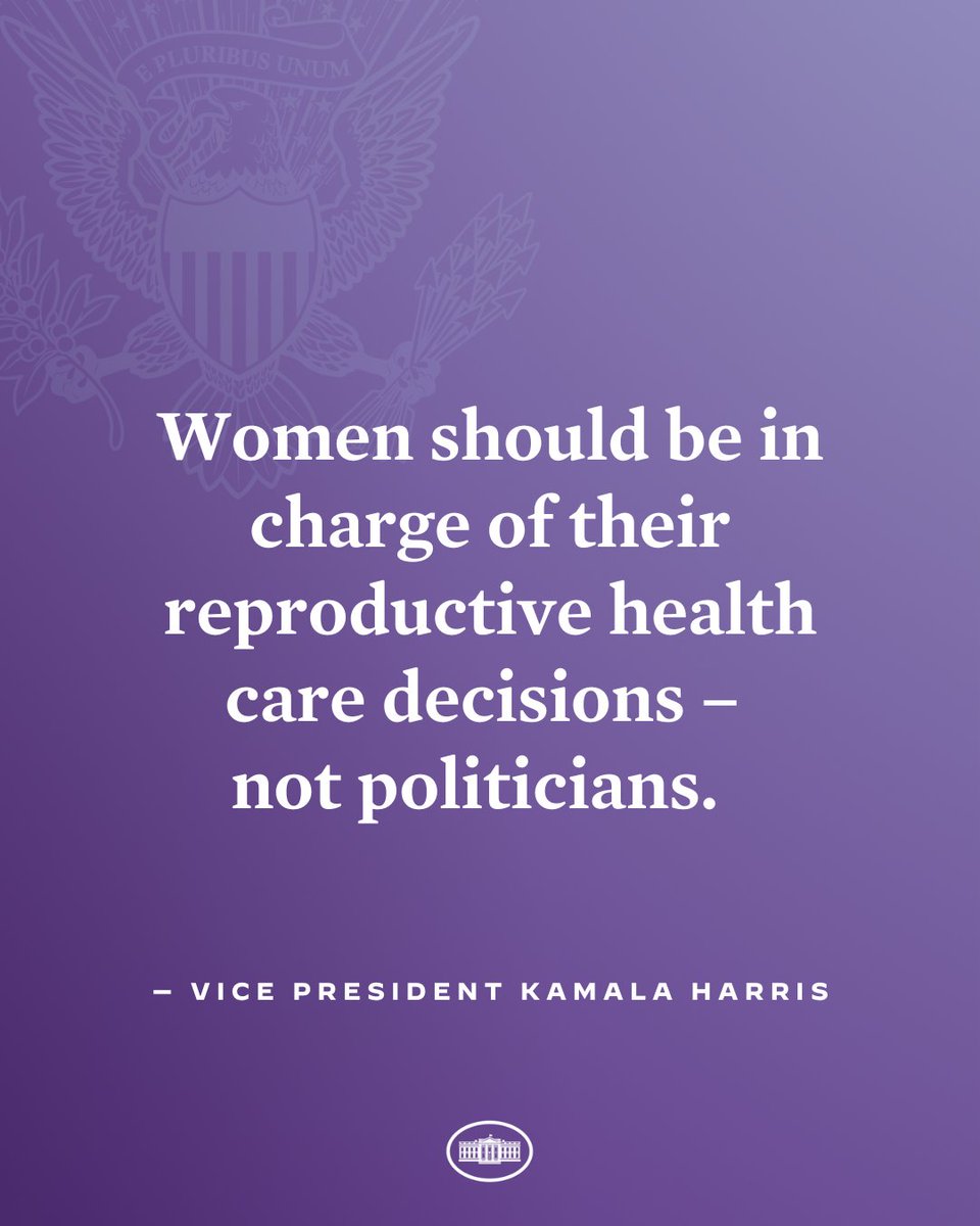 VP46Archive's tweet image. .@POTUS and I stand with the majority of Americans who believe that women should be able to make their own health care decisions.