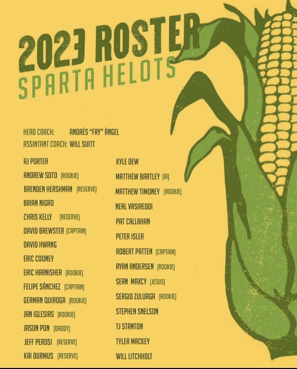 Sparta Helots Ultimate Club tweet media