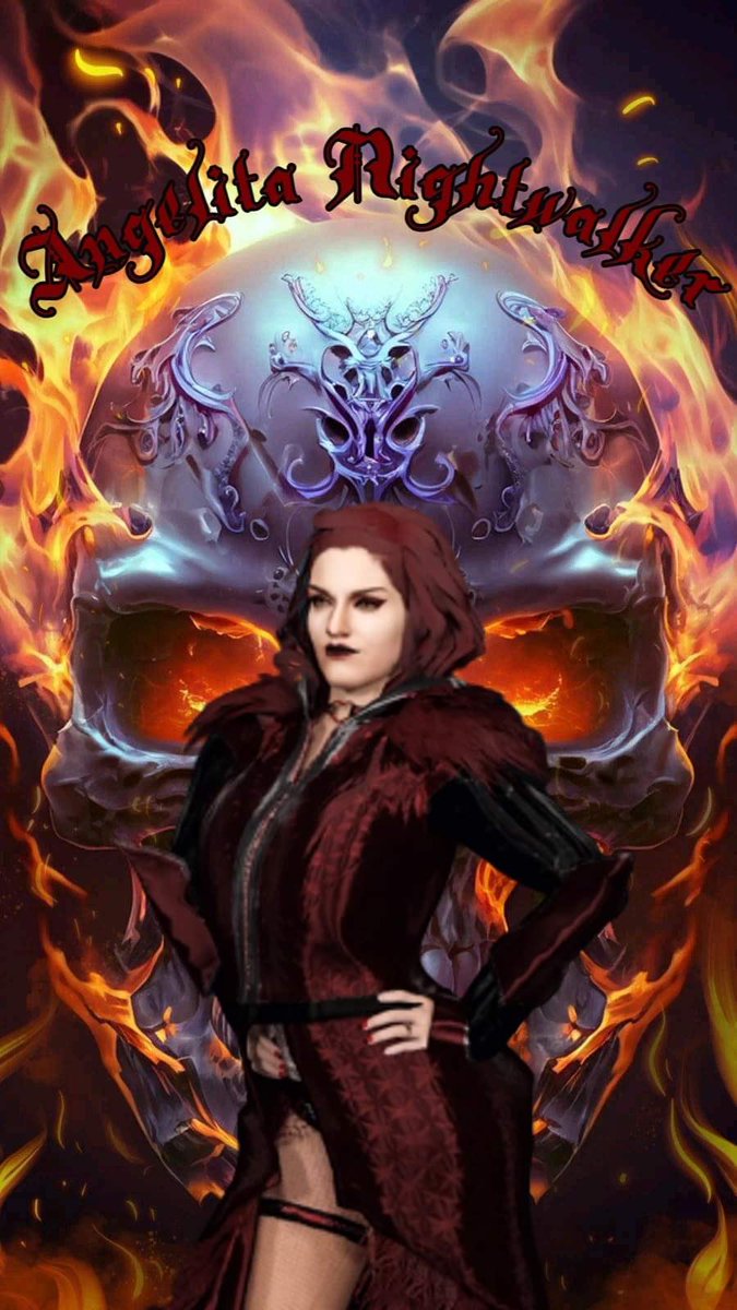 SShenom's tweet photo. New look, new entrance, new theme song, new Attitude!! 
New 2K23 Lita is on CC DM if you’re a show runner on Twitter side who needs the tags :)

#ComingWithHellfire https://t.co/oXv4p9Wqij