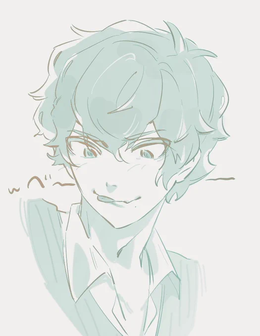 自分の絵柄に寄せ瑛太、描くのあまりの久しぶりに描き方を忘れ人間…… #VitaminR