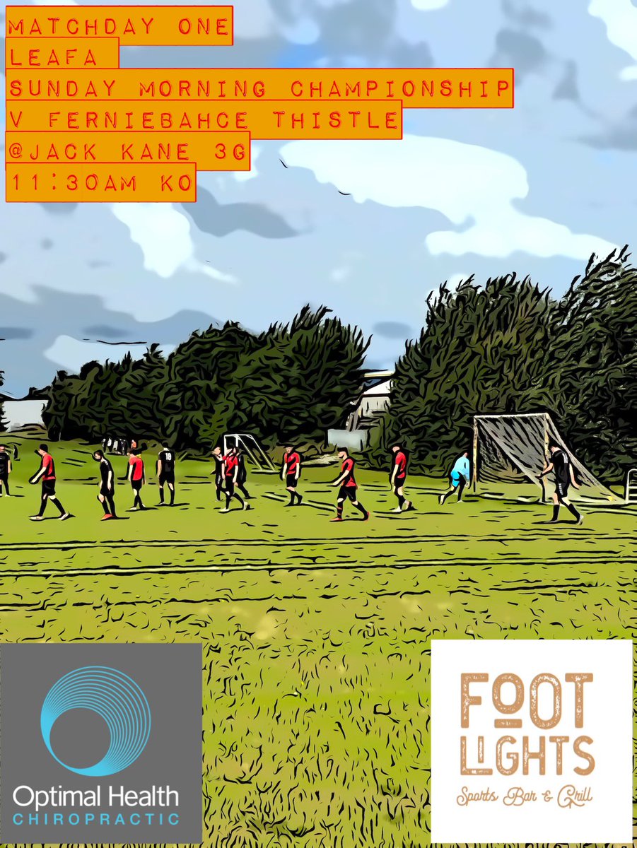 Season is finally upon us…
Looking forward to a tough against <a href="/ferniebahce/">Ferniebahce</a> on the back of their well deserved promotion last season. 
13/08/23 - 11:30ko <a href="/LeafaOfficial/">Official_LEAFA</a> <a href="/scottish_aff/">AmateurFixturesResultsSCO</a>