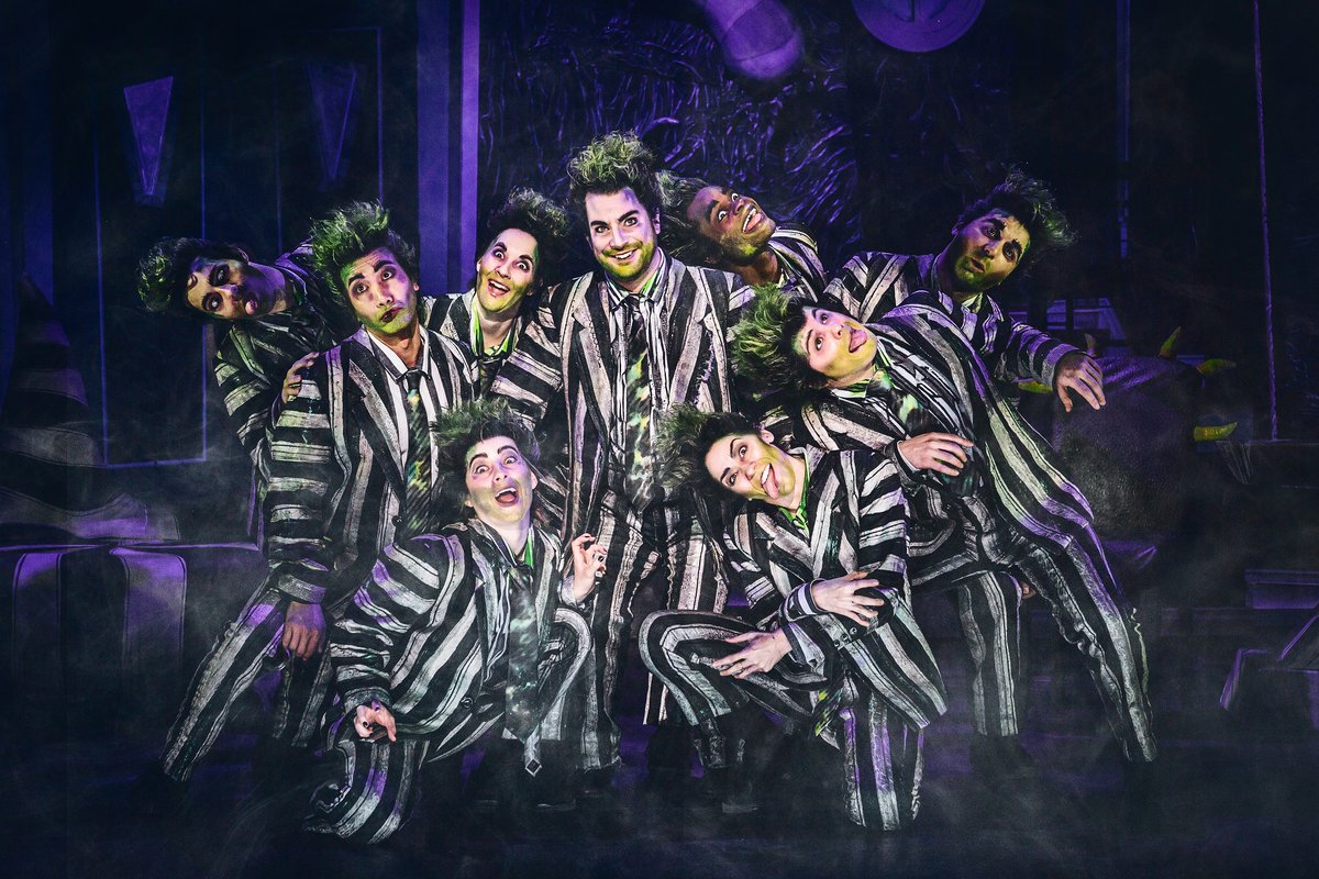 We have the spooktacular opening of #BeetlejuiceTour tomorrow at @EcclesTheater! 🎭✨ Stay tuned for ticket 🎟️ releases at Broadway-At-The-Eccles.com. #AtTheEccles #SLCTour #SLCUtah #SLCTheater 

📷: Justin Collette (Beetlejuice) and #BeetlejuiceTour // Matthew Murphy