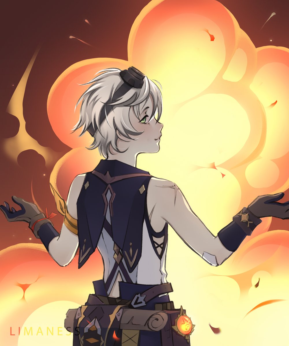liaall2's tweet photo. никогда не уберу его из отряда

#Genshin #bennett #anime #digitalart https://t.co/0BA5lMeqMd