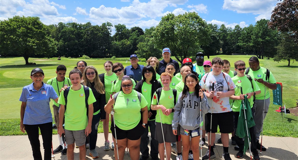 PlayMassGolf's tweet image. The @linksatmassgolf hosted The Carroll Center for the Blind last week. It marks the 20th year that they’ve joined us for a day of golf and clinics. Thanks to the coaches, @FirstTeeMass, and The Links at Mass Golf for joining us to make this possible year after year.