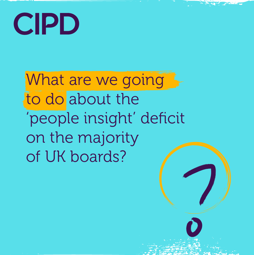 CIPD's tweet photo. While all FTSE 350 boards have members with finance backgrounds, only a quarter have a member with #HR experience 🤔 

Does your board have expertise on workforce policies, practices, behaviours &amp; data to inform understanding of people risks? 

More here: https://t.co/tYcZQvYCeU https://t.co/OfCJ6XFyqo