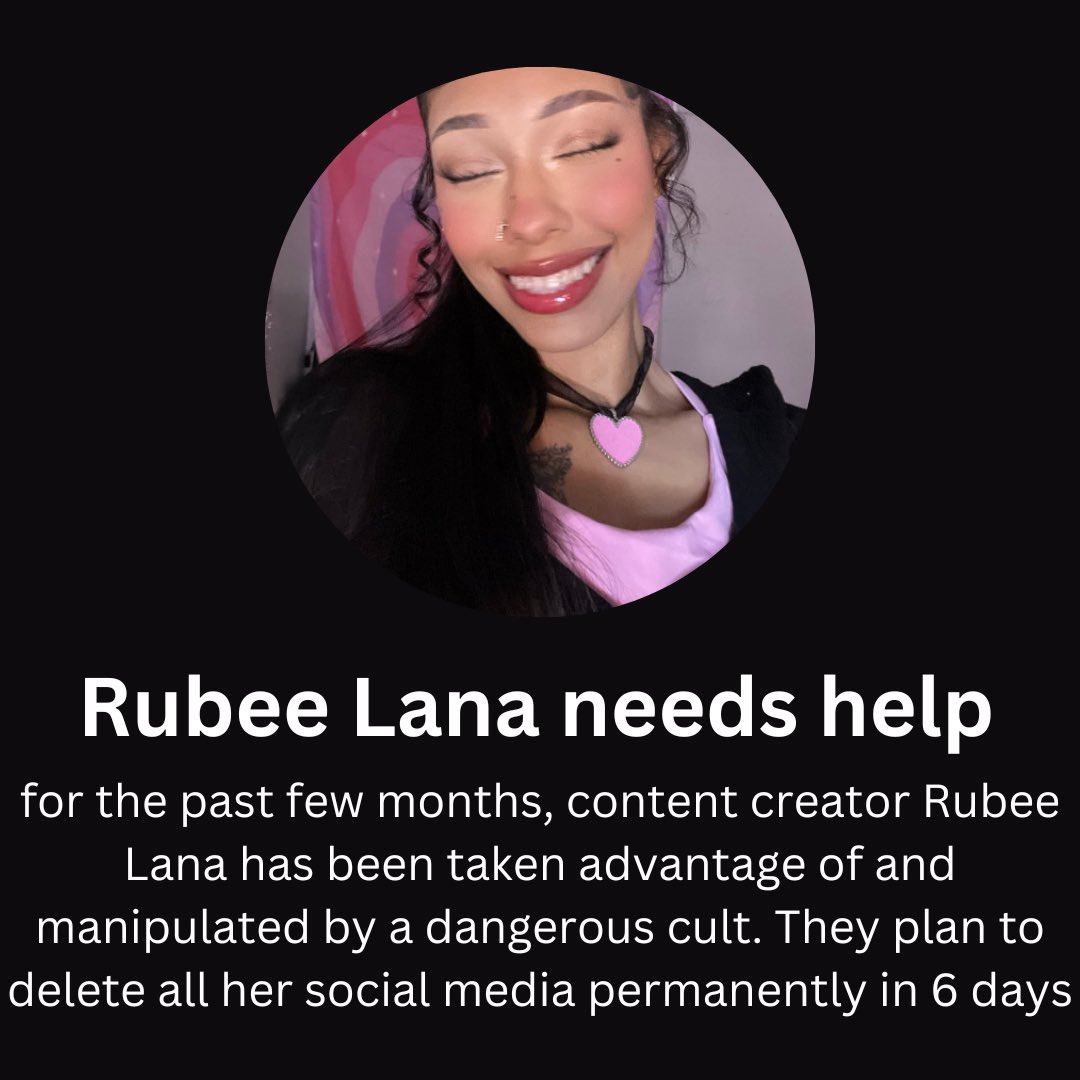 mantisology's tweet photo. the rubee lana situation is extremely worrying and more people should know about it https://t.co/5UurcA16lT