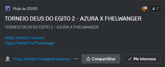 DouglasAzura's tweet photo. Salve!

Hoje às 20h teremos nosso x1 contra o @fhelwanger  nas losers pra decidir quem vai continuar vivo no torneio!

Mesma coisa da última partida, transmissão oficial na https://t.co/HXG2fQ7MF1 com narração da gurizada que manja do jogo!

GLGL PRA NÓS! https://t.co/masWL2qS3I