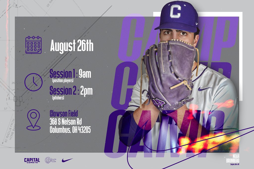 Our 2023 prospect camp is just a few weeks away. Don’t miss your chance to showcase your skills and spend a great day with Capital Baseball! Reserve your spot at the link below: ⚾: biturl.top/RrUfee