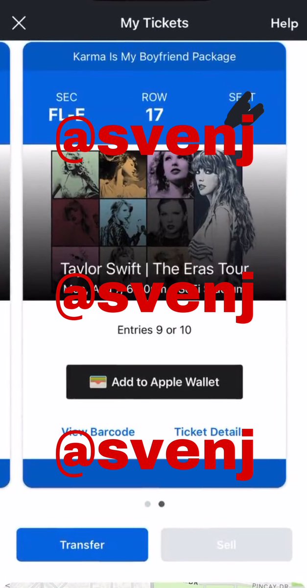 Eras Tour Resell tweet media