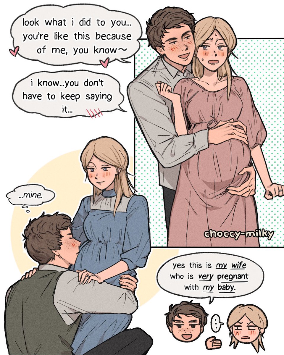 choccymilky_ao3's tweet photo. sebastian's possessive ass enjoying MC being pregnant maybe a little too much 🫠💖

#SebastianSallow #HogwartsLegacy https://t.co/vvD7KQ4Q2a