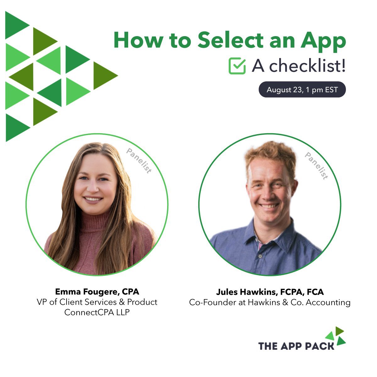 The App Pack webinar is back again!🚀

On the 23rd of August, in collaboration with <a href="/Wagepoint/">Wagepoint</a> &amp; <a href="/PlootoInc/">Plooto</a> Emma Fougere, CPA and Jules Hawkins, FCPA, will share their best practice tips for choosing an optimal tech stack.

Register here👇
hubs.li/Q01-bNN00
