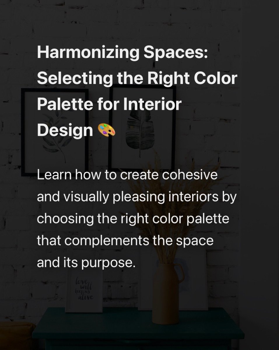 Unleash the magic of Color Psychology in Interior Architecture! 🎨✨ Discover emotional hues and timeless tips to elevate your spaces. Join us on this inspiring journey! 🌈💡 #InteriorDesign #ColorPsychology #FollowForInspiration 🔗