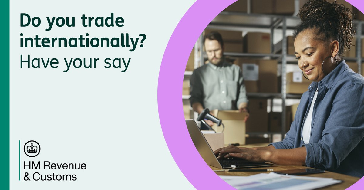 HMRCgovuk's tweet image. Are you a business that trades internationally? 

We’re seeking views on how we can simplify customs declarations.

We’d love to hear from you 👇 

ow.ly/oLQu50PsGOa

The closing date to participate is 8 September.

#ShareYourViews