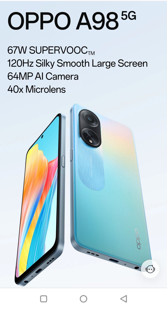 reneilwe1998's tweet photo. We had pleasure to see Thabang unbox the OPPO A98 5G. The A series has 120Hz Silky Smooth Large Screen and 64MP AI Camera.
CONGRATULATIONS THABANG
THABANG X OPPO
#ThabangMazibuko
#ThabangxOppo
#OppoNation https://t.co/AdF08IZuRk