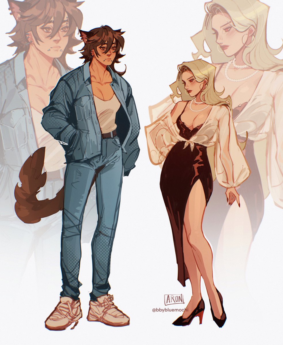 bbybluemochi's tweet image. vampire / werewolf girlfriends 🩸🐺