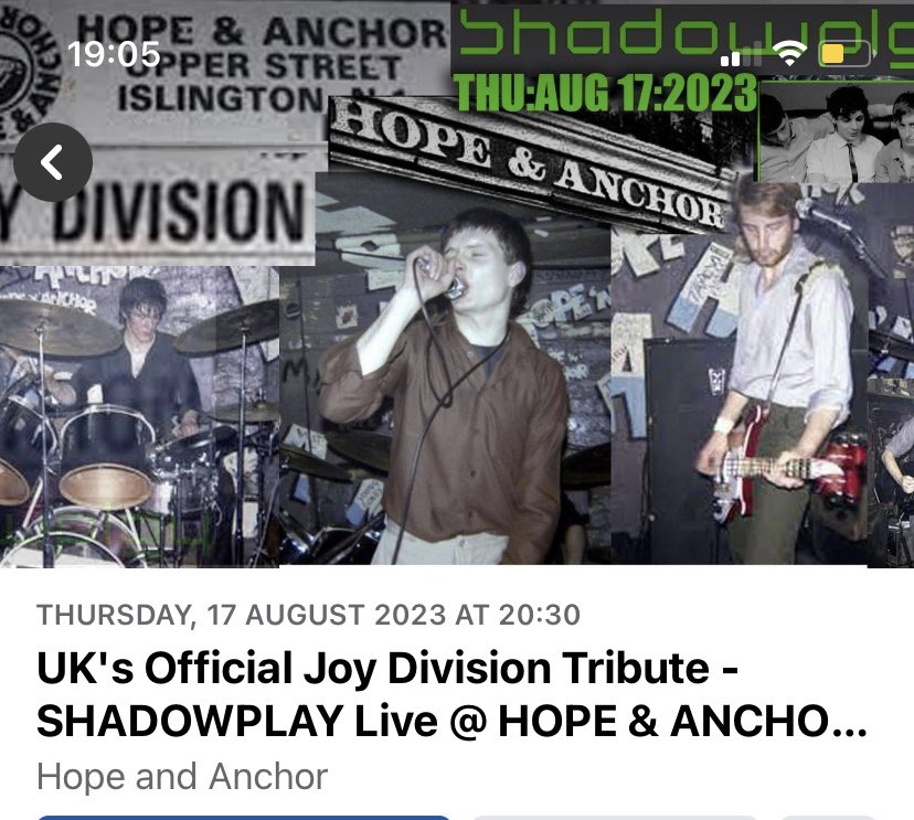 Shadowplay JOY DIVISION [tribute band] tweet media