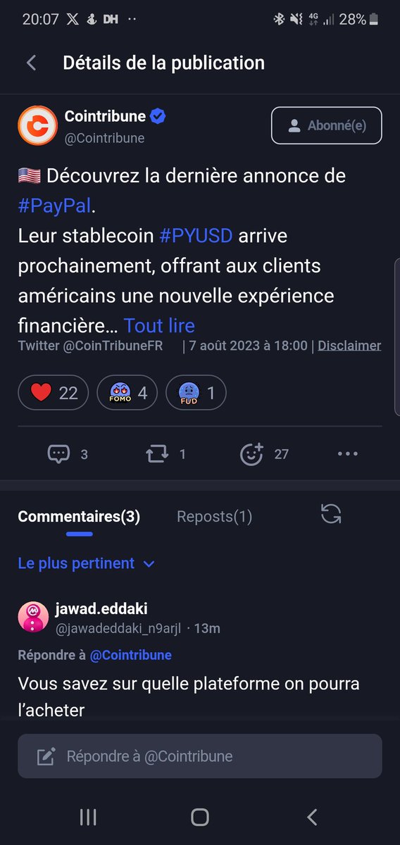 Lanoreez's tweet photo. PayPal launches their cryptomoney. #Crypto #CryptoTwitter #PayPal #ETH https://t.co/jpSGILG1cn