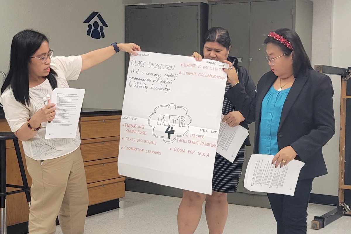segarrac's tweet photo. 🇵🇭🔍 Witness the exceptional engagement of our Filipino international exchange Mathematics teachers as they immerse themselves in the Mathematical Thinking and Reasoning standards (MTRs) to engage students in the classroom! 🧠🧮 #MathExchange #StudentEngagement #MathThinking https://t.co/9tDx53HnJA