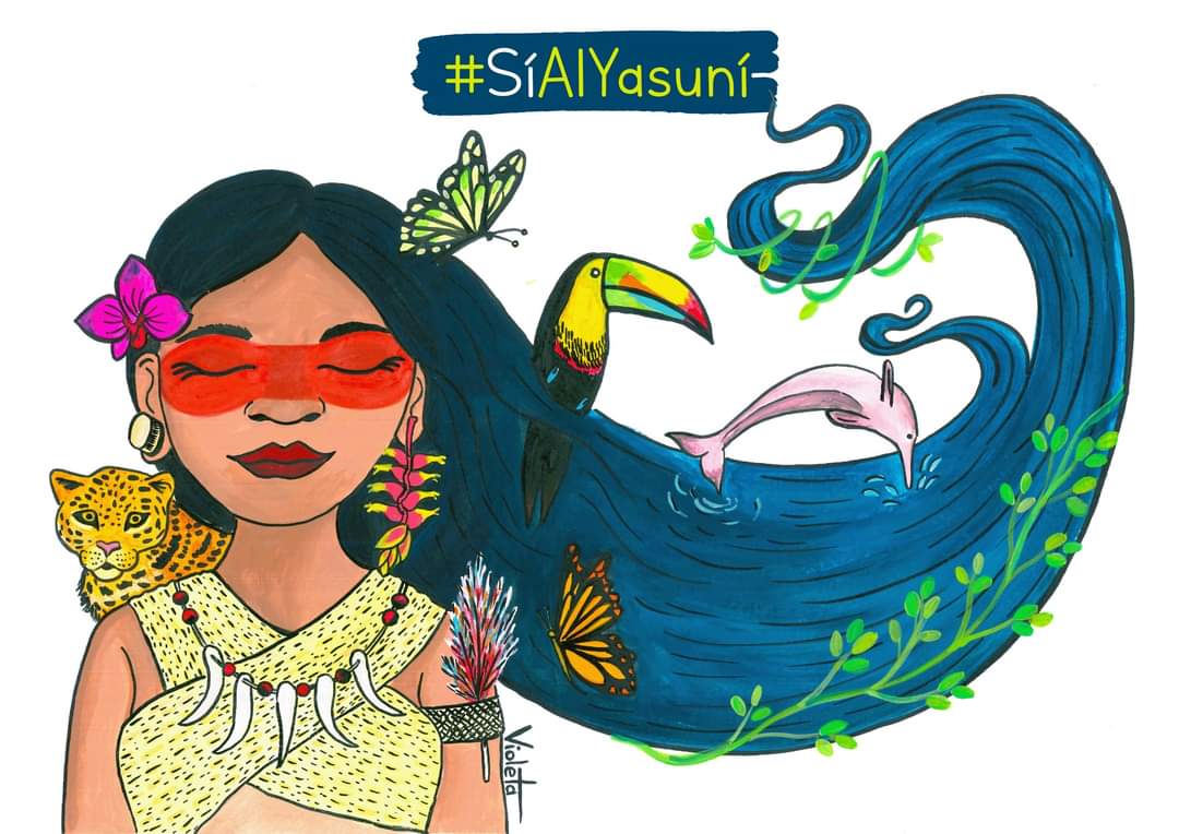 AbejaYoTeElijo's tweet photo. #AbejaYoTeElijo le dice #SíAlYasuní porque el Yasuni es un foco de biodiversidad único, porque nos protege del cambio climático, porque debemos abandonar el petróleo y buscar  nuevas fuentes de energía, porque los polinizadores necesitan hábitat
Porque el Yasuní es vida Vota #Si https://t.co/Mqv4PikXN1