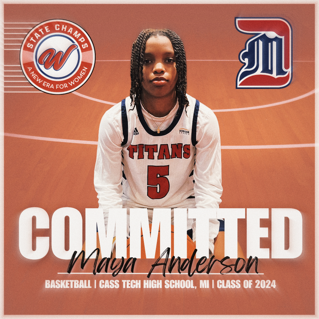 Congratulations to Class of 2024 graduate Maya Anderson from Cass Tech High School on her commitment to continue her basketball career at the Division 1 level at the University of Detroit Mercy!

<a href="/iammayaanderson/">Maya Anderson</a> | <a href="/AthleticsCass1/">Cass Tech Athletics</a>