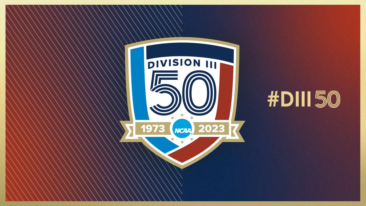 Celebrating the past.
Honoring the present.
Looking forward to the future.

We are thrilled to celebrate 50 years of Division III!

#DIII50 | #WhyD3