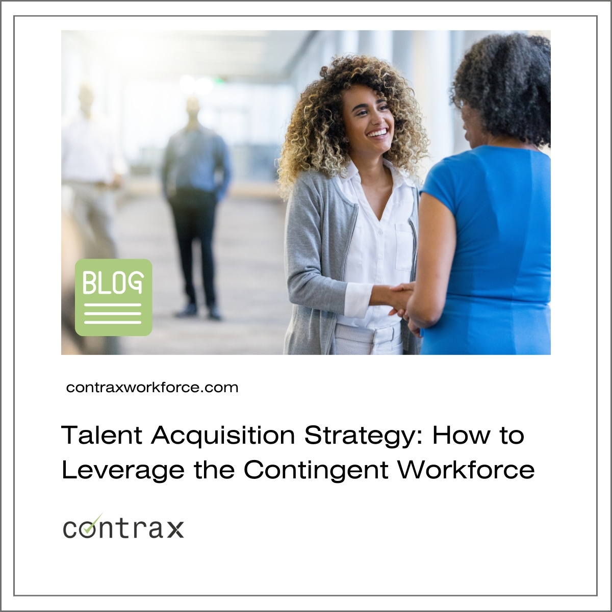 ConTraxVMS's tweet photo. In this blog, we dive into the critical elements of a talent acquisition strategy and how businesses that leverage the #contingentworkforce in their approach to talent acquisition can realize significant ROI. #talentacquisition #talentmanagement 
▶️
https://t.co/YPfTLmThh9 https://t.co/a4JAgmbwIy