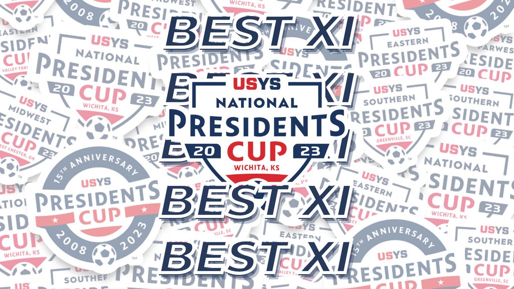 𝙉𝙖𝙩𝙞𝙤𝙣𝙖𝙡 𝙋𝙧𝙚𝙨𝙞𝙙𝙚𝙣𝙩𝙨 𝘾𝙪𝙥: The BEST of the best in Wichita ✨💪😎⁠
⁠
Check out who was awarded the Best XI at National Presidents Cup » bit.ly/3OqbI5d  🏆️

#CLAIMtheCUP | #PCUP23 | #USYS | #WeAreYouthSoccer