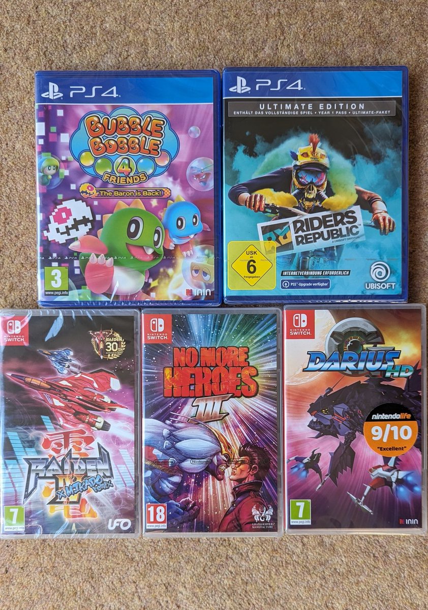 A few birthday gaming treats from last weekend.