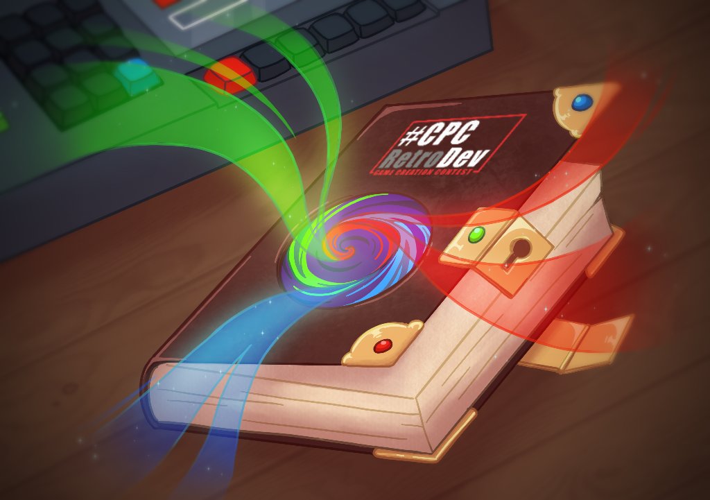 A new journey begins... #Amstrad #AmstradCPC #GameDev #IndieDev #UAGames #retrogaming #8bits