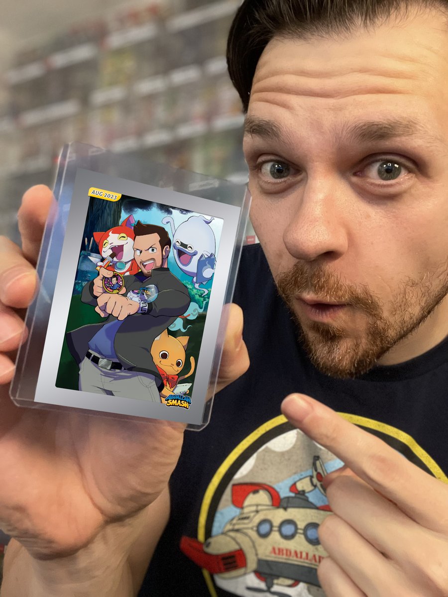 AbdallahNATION's tweet photo. 🎉 #YokaiWatch is celebrating their 10th Anniversary this year and we're honoring that with a brand new #AbdallahMerch Trading Card for August!
🎁 Get yours at https://t.co/ZUKY7PFYlS Use code "GIZMONYAN" for $5 off a set of two cards! https://t.co/fngUJ82vKI