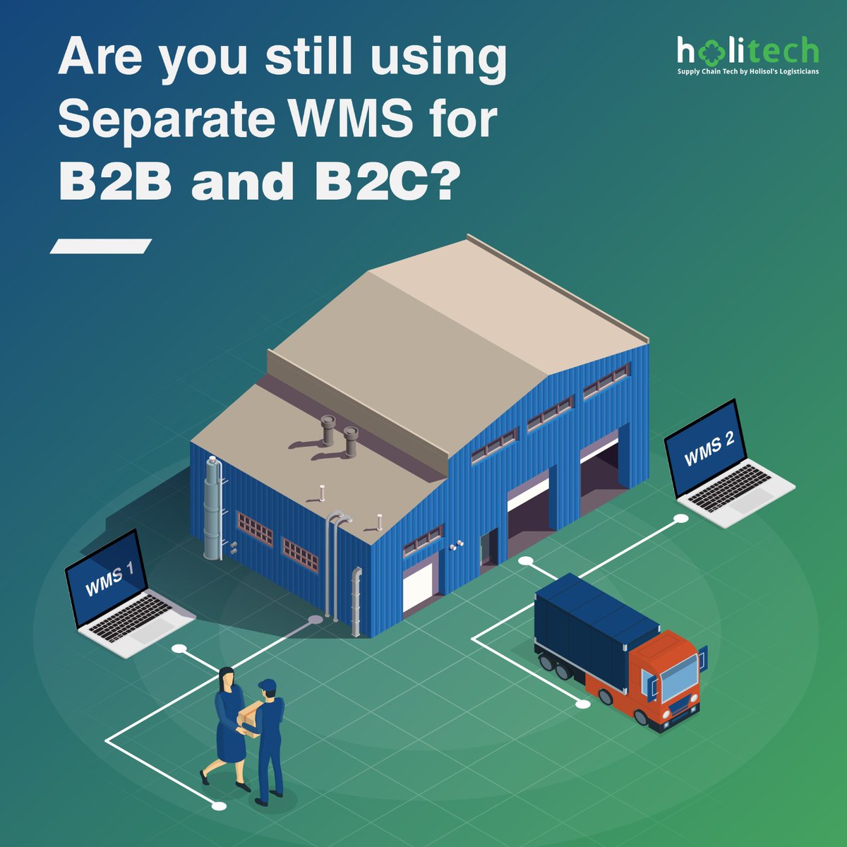 Separate WMS for B2B and B2C leads to fragmented operational insights, hindering performance analysis and decision-making. For a demo please contact our experts at itsolutions@holisolindia.com
#smartwarehousing #warehousingsolutions #wms #warehousemanagementsystem #rfidsolution