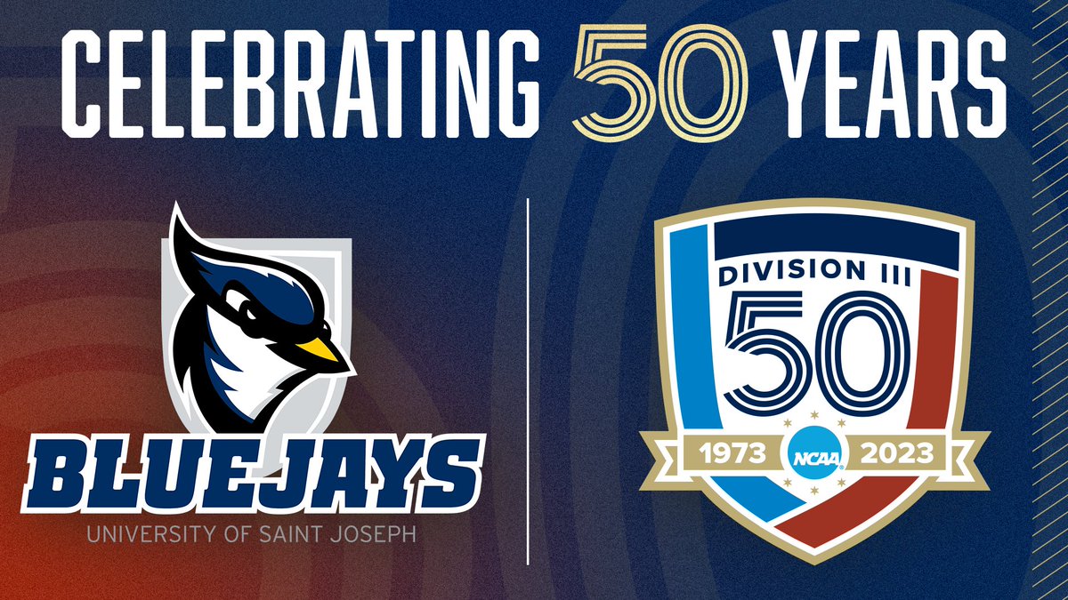 Celebrating the past.
Honoring the present.
Looking forward to the future.
<a href="/USJCT/">University of Saint Joseph</a> is proud to celebrate 50 years of Division III.

#DIII50 | #WhyD3 | #FearTheFlock | #GoBlueJays