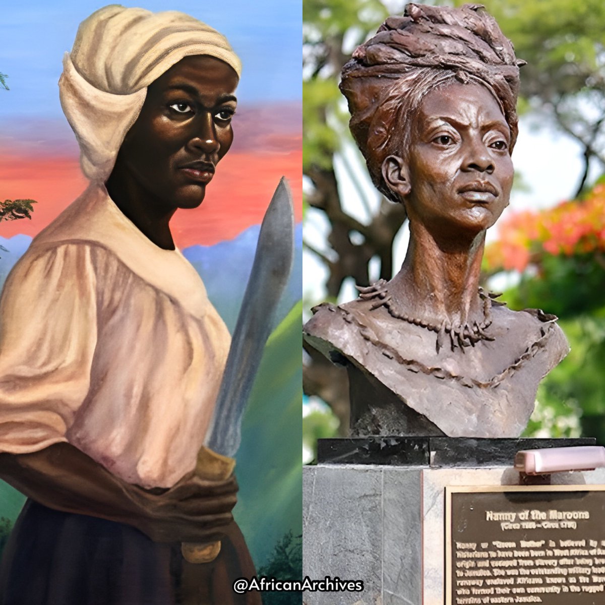 Queen Nanny Of The Maroons: Ashanti Woman who Fought And Freed Over 1,000 Enslaved Africans In Jamaica. A THREAD!