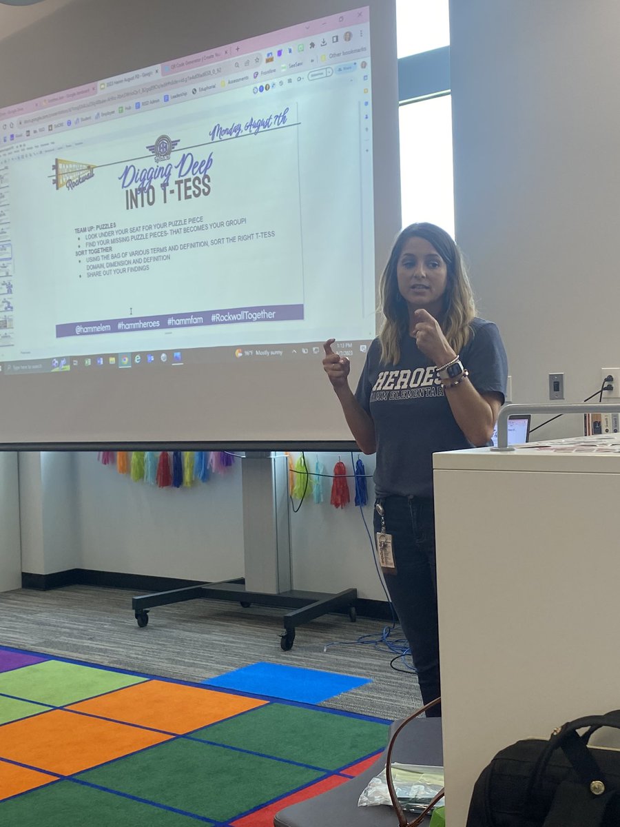Campus T-TESS training #hammfam #togetherrockwall #hammheroes
