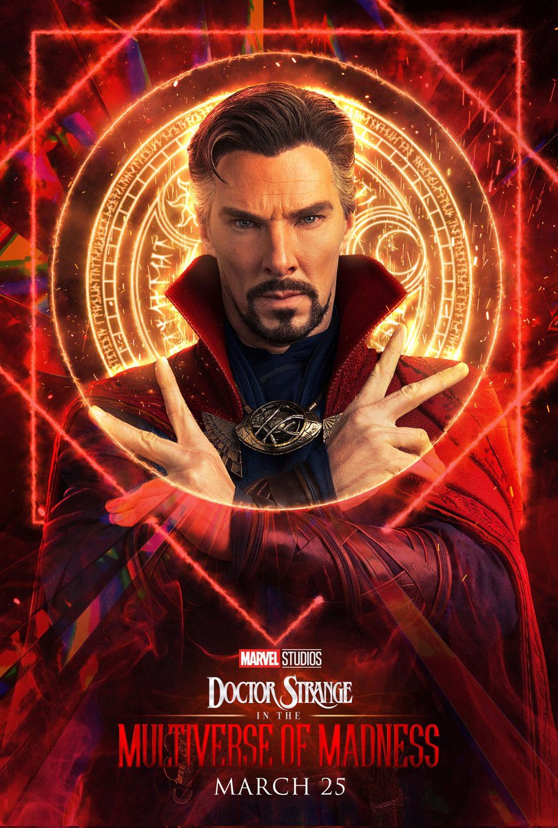 Unused #DoctorStrange character poster for ‘DOCTOR STRANGE IN THE MULTIVERSE OF MADNESS’ 🎨