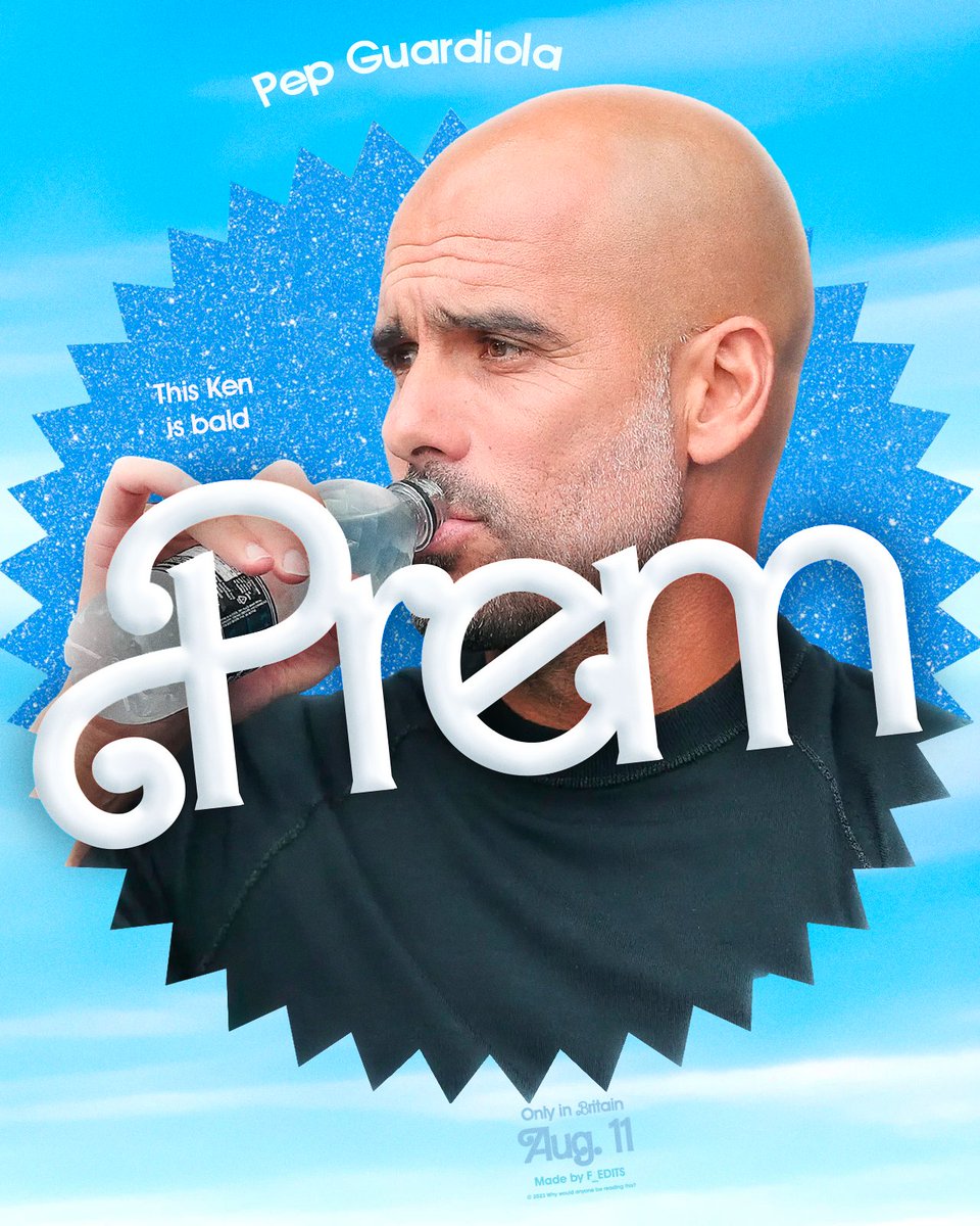 F_Edits's tweet photo. THREAD | The Premier League x Barbie https://t.co/YY3RavFWl1