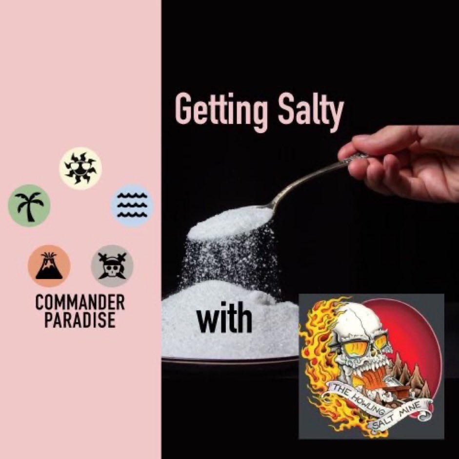 commandparadise's tweet image. Good afternoon gamers, feeling salty from bans and the lack there of? Check out our latest episode and let that salt go!