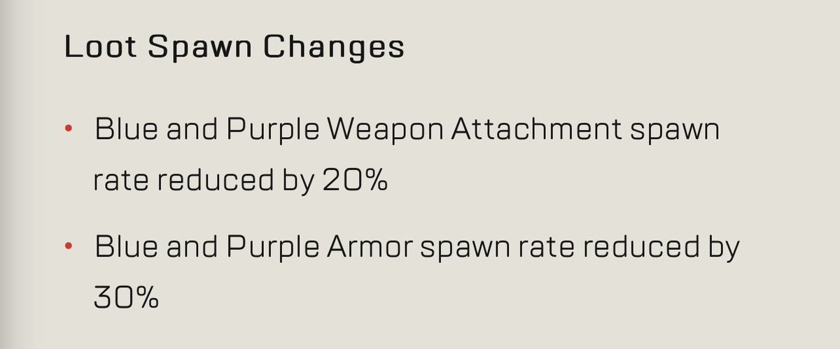 why??? make it make sense. they nerf fragment cuz they want teams to be able to land at all poi's but then make all zone poi's so much worse. the fact that pubs affect how comp gets balanced is a joke