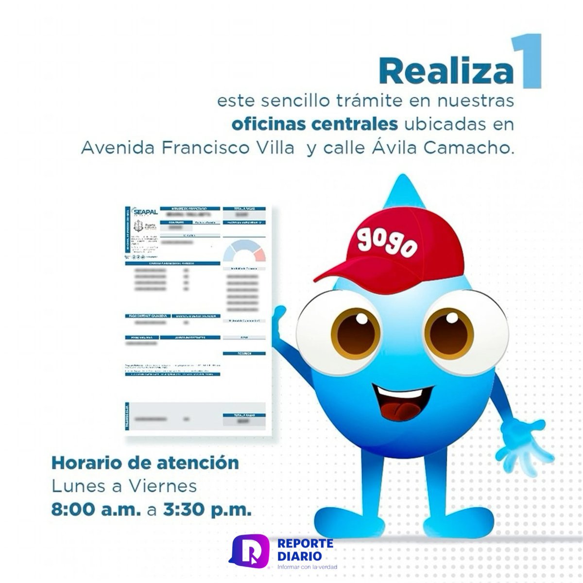 reportediariopv's tweet photo. Autorizan descuentos en recibo del agua
Seapal Vallarta informó que otorgarán descuentos a quienes tuvieron en los dos pasados bimestres faltas de agua.
Leer nota: https://t.co/xreAqg8Oc4
Redacción: César Langarica
#PuertoVallarta #Hoy #SeapalVallarta #Seapal #Descuentos #Agua https://t.co/wwrAFV0yNS