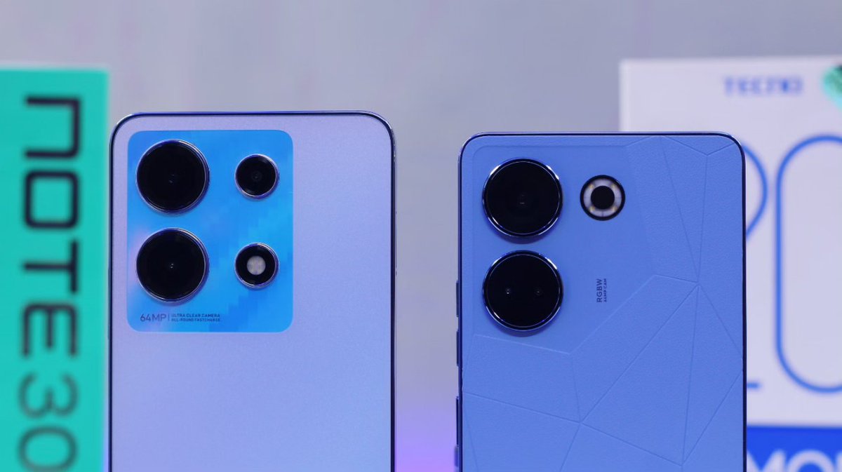 iktech6's tweet photo. Your Choice
1. Infinix Note 30
2. Tecno Camon 20

Let me know in the comments section
#infinix #infinixnote30 #tecno #tecnocamon20 #follow #instagood #facebook #threads #x https://t.co/00cziQQsxx