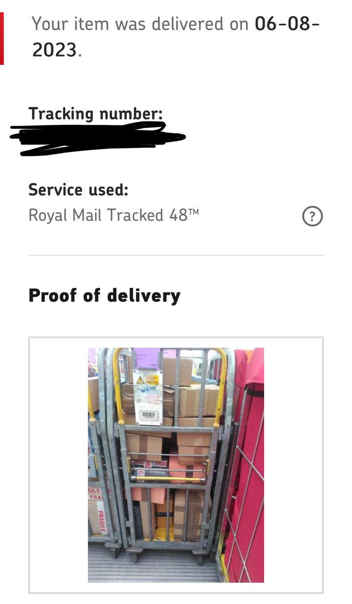 rmjersey's tweet photo. @DominicCJones @RoyalMail @jsypost @RoyalMailHelp Not sure if related to these recent changes but my parcel says ‘delivered’ when it is clearly still in custody of RoyalMail or JerseyPost. Is this the new norm, no accurate tracking? https://t.co/9gSFYLXnQ4