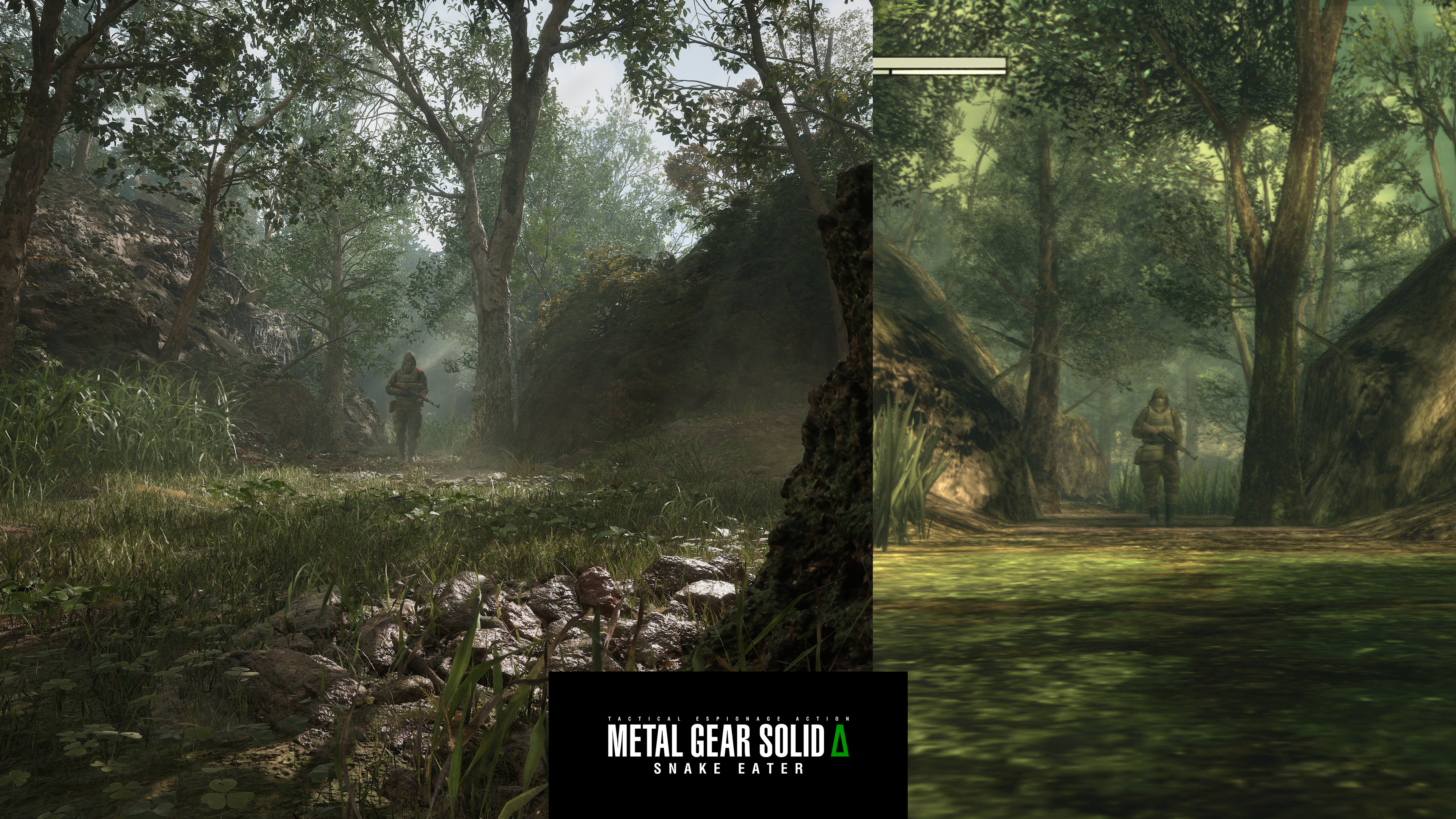 Metal Gear Solid Delta: Snake Eater Early Comparison Video Highlights  Massive Visual Improvements