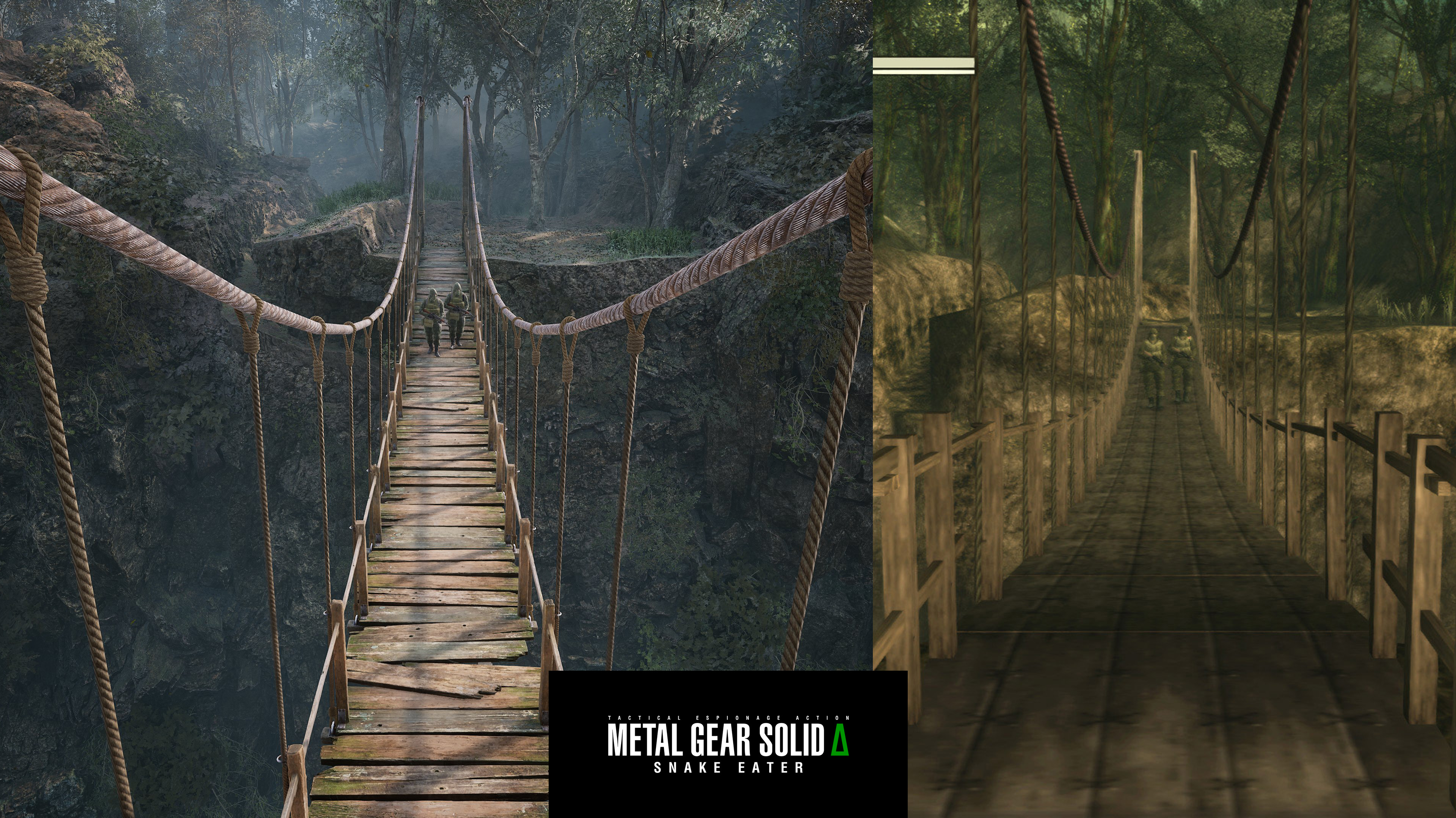 Metal Gear Solid 3 (PS2) vs Metal Gear Solid 3 Remake (Delta Snake Eater)  Comparison 