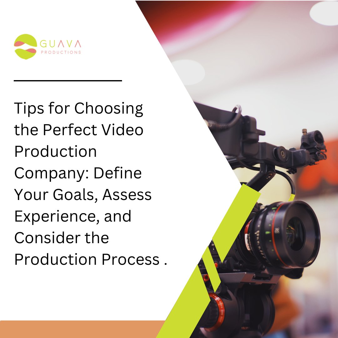 Tips for Choosing the Perfect Video Production Company: Define Your Goals, Assess Experience, and Consider the Production Process.

#videomarketingproduction #captivatingstorytelling #creativefilmmaking #lastingimpact #engagingaudiences #videomarketingtips