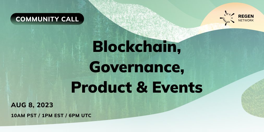 📢Join the Protocol Community Call tomorrow at 10 am PST for:

🌱<a href="/THEecoToken/">ecoToken</a> Marketplace Launch 
🌍#Permissionless Credit Class Updates 
🤝<a href="/maxsemenchuk/">Max Semenchuk</a> presenting #Tokenomics 2.0
💡<a href="/erde_kette/">Sarah Bax</a>'s @osmocon2023 &amp; @NebularBuilders Recap

👉bit.ly/3rfi5R8