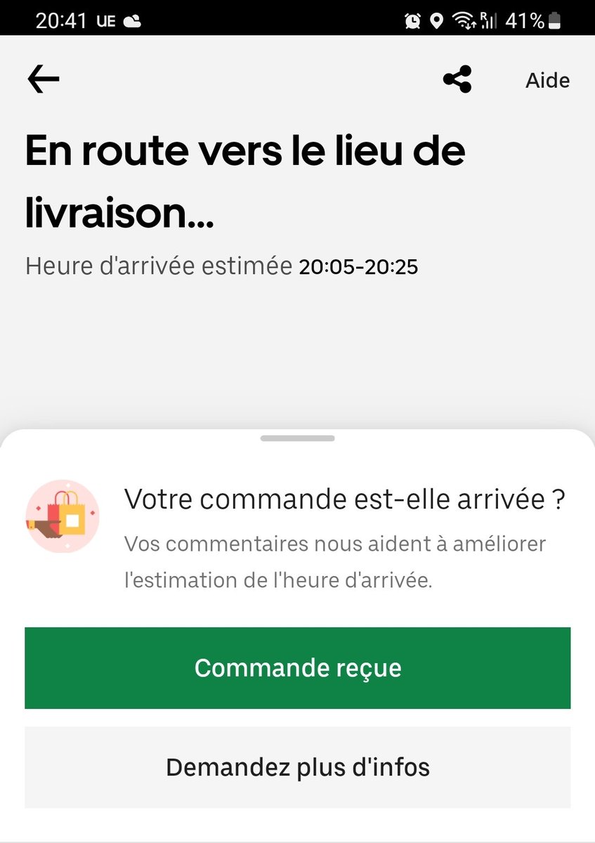 LCacahouette's tweet photo. @UberFR_support Je me permet de vous faire de petit update hein ! 😉 https://t.co/rg8g4V9QBU