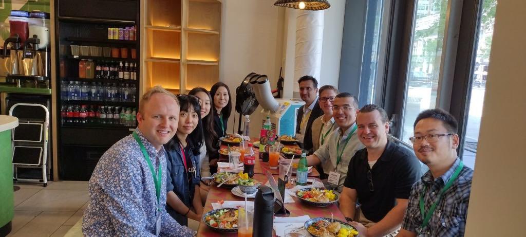DrOzMustafa's tweet photo. Fantastic time at lunch with the amazing @AEJMCCTEC members and friends! #AEJMC23 https://t.co/5mV96RGEOv