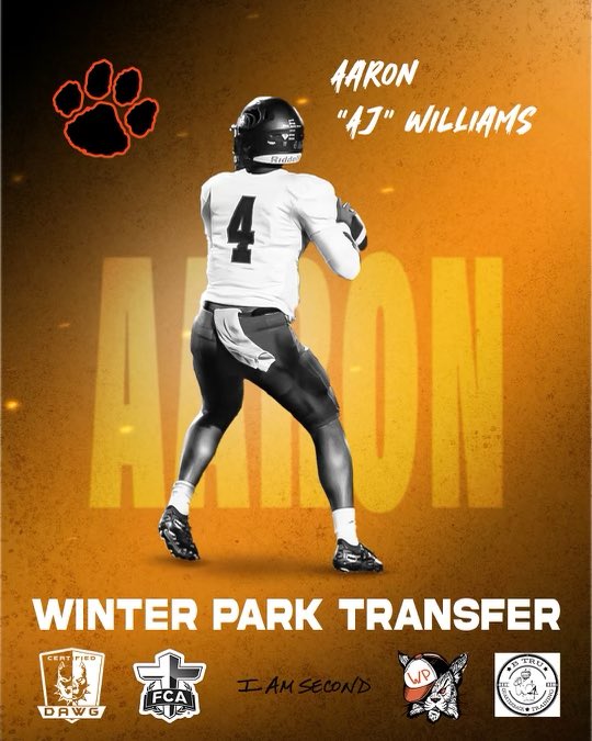 I will be playing my senior season at Winter Park High School! Thank you to everyone for the support! <a href="/WPCatsFootball/">Winter Park Football</a> <a href="/CoatesCoach/">Brian Coates</a> <a href="/baylintrujillo/">Baylin Trujillo</a> <a href="/CoachHoats/">Coach Chris Hoats</a> <a href="/CoachAJBrooks/">AJ Brooks/5 ⭐️ Sportz</a> <a href="/DanLaForestFB/">Dan LaForest 🏈</a> <a href="/larryblustein/">Blustein Recruiting</a> <a href="/RyanWrightRNG/">Ryan Wright</a> <a href="/On3Recruits/">Follow @Rivals</a> <a href="/RustyMansell_/">Rusty Mansell</a> <a href="/Andrew_Ivins/">Andrew Ivins</a> <a href="/OS_ChrisHays/">Chris Hays</a>