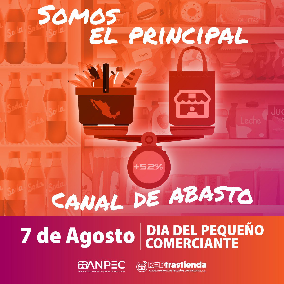 vigilante_cd's tweet photo. Los comerciantes son el principal canal de abasto en México #7AgostoDíaDelPequeñoComerciante https://t.co/5qwX5I8IL2